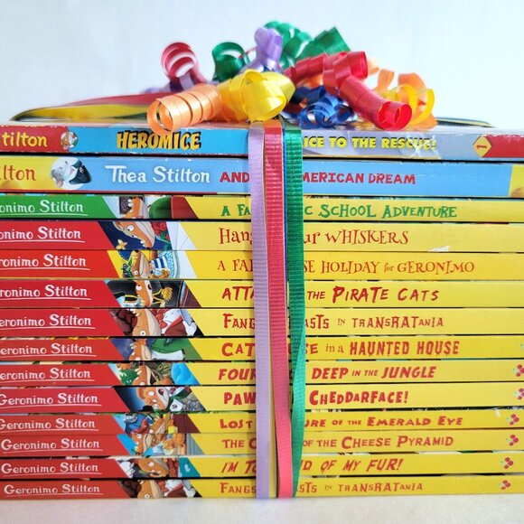 GERONIMO THEA STILTON HEROMICE LOT OF 14 BOOKS MOUSE MYSTERY SERIES SCHOLASTIC - Picture 13 of 13